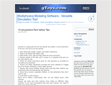 Tablet Screenshot of gtoys.com